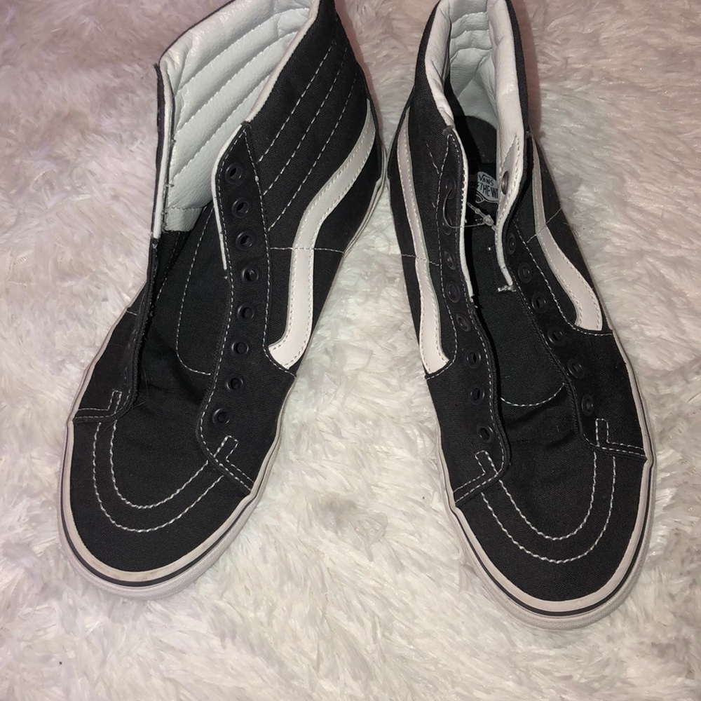 Dark Grey High Top Vans